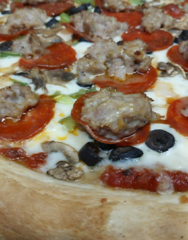 New Leaf Bistro of Crystal Falls Michigan Pizza Menu Upper Peninsula Restaurant Pizza Menu
