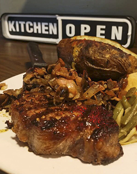 New Leaf Bistro of Crystal Falls Michigan Steak Night Menu Upper Peninsula Restaurant Steak Night Menu